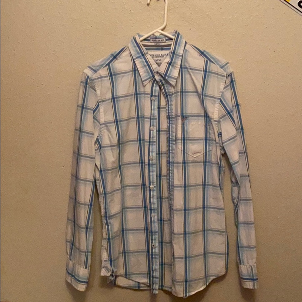 American eagle button up
